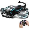 Cossify Teufel Ray - Giocattolo per pesci galleggianti con telecomando, controllo senza interferenze, impermeabile, per piscina e laghetto, gioco d'acqua interattivo per esterni