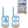 Lexibook, Bluey, Walkie Talkie Doppio Canale, Blu, TW12BY | Set walkie talkie portatili con clip da cintura, design leggero e audio chiaro per avventure e giochi all'aperto