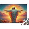 K5R8V1A4 Ritratto Persona Religiosa Alba Puzzle 1000 Pezzi per Adulti Carta Gioco di Puzzle 1000 Pezzi Atmosfera Mattutina Relax Famiglia Regalo Casa 38x26cm/1000pcs