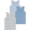 Petit Bateau 3 Deb Etoi Biancheria Intima Giorno Bambini e Ragazzi