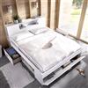 Dmora Letto Matrimoniale Fariolo Bianco Contenitore Dimensione Materasso 160x200 cm, Letto Matrimoniale 2