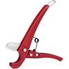 Flexzion Tagliatubi Professionale 1/8 -1,25 - Alluminio Inox Utensili Taglia per Tubi PVC PEX in Plastica Ideale per Idraulici Professionali Industrial Forbici Manuale Strumento Compatto Rosso