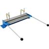 aefxNika Banco di piegatura manuale, lunghezza 460 mm, piegatrice in lamiera con angolo di piegatura regolabile da 0 a 90°, strumento di piegatura in lamiera in acciaio Q235 per montaggio sul banco da lavoro