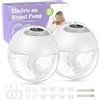 Haokoo Tiralatte Elettrico Senza Mani, Indossabile e Discreto, 2 Pezzi | Portatile, 229 g, 4 Modalità 12 Livelli, 7-8 Sessioni per Carica, 5 Flange 17-27 mm, Anti-Perdita, <40 dB, Senza BPA