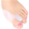 salefun Tutore Alluce Valgo Protezione Uomo Donna, Separatore e Correttore Alluce, In Silicone,Prevenzione Dolori Borsite, Distanziatore Raddrizza Dita, Piedi a Martello, 6pz