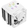Thermalright Peerless Assassin 120 Digital White CPU Air Cooler, Digital Screen Top Cover,6 Heatpipes Computer CPU Cooler, per AM4/AM5, Intel LGA1700/1851/1150/1151/1200, PC Cooler-White