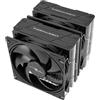 Thermalright Peerless Assassin 120 Black V3 - Dissipatore CPU con 6 tubi di calore AGHP, due ventole PWM da 120 mm, velocità 2000 giri/min, per AM4/AM5/Intel LGA 1851/1700/1150/1151/1200/2011, PCM