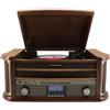 Soundmaster Sistema compatto Soundmaster NR545DAB in custodia di legno, con lettore di cassette e dischi, CD, radio FM/DAB+, Bluetooth, USB