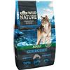 Dehner Wild Nature Cibo per cani Lago di montagna, croccantini senza cereali / senza zucchero, per cani adulti, salmone / pollo, 4 kg