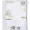 Kutti Tenda a pacchetto / Tenda con occhielli Bellinda senza forature | bianco verde - 45x140