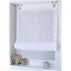 Kutti Tenda romana/tenda a rullo apribile Liv White Eyelet K 80 x 140 cm