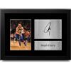 Merkloos Foto autografata di Stephen Curry, ideale per gli appassionati di basket