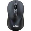 Nilox, Mouse Wireless Bluetooth, Compatto ed Ergonomico, con Doppia Connessione USB 2.4GHz, DPI Regolabili 800/1200/1600, Plug e Play, per PC e Laptop, Rosa