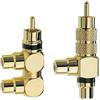 In-akustik Premium - Set 2 connettori RCA F Premium