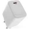 EMOS - Caricatore USB-C PD 20 Watt - Alimentatore con tecnologia GaN - Adattatore Euro-USB/C - 20W Power Delivery per smartphone, iPhone, tablet, 5-12V max. 3A - Bianco