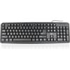 Ewent Tastiera Professionale USB Cablata, Layout Italiano QWERTY, Tastiera con filo per PC/Notebook/Laptop, Mac/Windows, nera