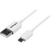 StarTech.com USBPAUB2MW Cavo Micro USB, A a Micro B, 2 m, Bianco