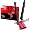 MERCUSYS MA47BE Scheda di Rete PCIe Wi-Fi 7 BE9300Mbps Bluetooth 5.4 PC
