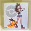NESSUNA MARCA Pokemon Touko & Tepig illustrazione di carta colorata di Hitoshi Ariga mai...