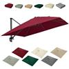HOUKOIKBUG Telo Di Ricambio Per Ombrellone Da Esterno 3x3cm Copertura Di Ricambio Per Ombrellone Quadrato 8 Stecche Baldacchino Di Ricambio Per Giardino Piscina(Burgundy,3x3m/9.8x9.8ft)