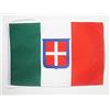 AZ FLAG Bandiera Regno d'italia 1861-1946 45x30 cm Cordini | Uso interno ed esterno bandiera decorativa reale italiana doppie cuciture e bordi rinforzati poliestere 100D