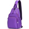 AOTIAN Piccolo Borsa a Tracolla Uomo Donna, Zaino Monospalla | Mini Leggera Borse Petto Antifurto per Viaggi Palestra Ciclismo, Multi Tasche, Adatto per Tablet 11", Resistente all'acqua