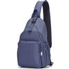 AOTIAN Piccolo Borsa a Tracolla Uomo Donna, Zaino Monospalla | Mini Leggera Borse Petto Antifurto per Viaggi Palestra Ciclismo, Multi Tasche, Adatto per Tablet 11", Resistente all'acqua