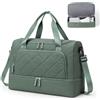 SEAFEW Borsone da Viaggio,Bagaglio a Mano 45x36x20 Easyjet Borsa da Viaggio | Borsa da Cabina Easyjet Borsa Palestra Sportiva Borsa Ospedale Parto con Scomparto per le Scarpe per Uomo e Donna,Verde