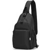 AOTIAN Piccolo Borsa a Tracolla Uomo Donna, Zaino Monospalla | Mini Leggera Borse Petto Antifurto per Viaggi Palestra Ciclismo, Multi Tasche, Adatto per Tablet 11", Resistente all'acqua