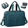 SEAFEW Borsone da Viaggio,Bagaglio a Mano 45x36x20 Easyjet Borsa da Viaggio | Borsa da Cabina Easyjet 45x36x20 Borsa Sportiva Borsone da Palestra da Weekend Borsa Ospedale Parto Espandibile,Blu pavone
