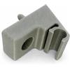 Skeayid Gancio Supporto Parasole Compatibile Fiat 500 Panda Punto Grigio | Ricambio Pantina Parasole in Plastica Rinforzata per Fiat, Lancia, Citroën - Ripara il Fissaggio Rotto