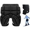 KLLJ Pantaloncini Imbottiti Protettivi,Pantaloncini Imbottiti Protettivi per Snowboard,Pantaloncini Protettivo Skate,Pantaloncini Imbottiti Protettivi Sci,Cuscinetti di Protezione Dell'anca per Bambini,M