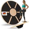 Active Peak Balance Board in legno, diametro 40 cm, tavola oscillante per equilibrio, allenamento e fisioterapia, per adulti e bambini fino a 120 kg