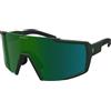 Scott Unisex Sonnenbrille Shield Compact, Khaki Grün - Grün Chrom, 289235