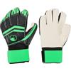 Didiseaon Guanti da Portiere di Calcio in Lattice Verde, Taglio Positivo | Palmo in Lattice Resistente All'usura, Polsino Regolabile, Uso Indoor e Outdoor, per Allenamenti e Partite