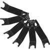 Hemobllo 3 Paia Estensore ASSE per Rotelle Bici, Ferro Nero 12-20 Pollici | Compatibile Ruote da 12, 14, 16, 18 e 20 Pollici, Supporto per Montaggio e Manutenzione Domestica