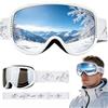 KLLJ Maschere da Sci,Occhiali da Sci OTG,Occhiali da Sci,Occhiali da Sci da Snowboard,Maschera da Sci OTG,Maschera da Snowboard e Sci per Occhiali da Vista OTG,Occhiali da Sci Magnetica