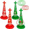 HONGCI Giochi di Lancio di Anelli di Halloween per Bambini e Adulti | Gioco di famiglia, Set di bersagli, Accessori inclusi, Per tutte le età, Gioco di festa