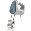 Ariete 1545 Sbattitore Breakfast, 450W, 5 velocità, Funzione turbo, 2 fruste, White & Aegean teal