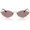Miu Miu Occhiali da Sole MU56ZS 5AK20I Oro/Marrone Sfumato Donna 56/17/140