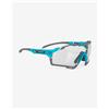 RUDY PROJECT Occhiali Rudy Project Cutline turchese opaco e grigio con lenti ImpactX Photocromic 2 Laser nere