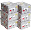 Lavatelli Set 6 Scatole Armadio Portaoggetti con Coperchio - Organizer Cambio Stagione in Cartone 39x50x24 cm - Made in Italy, Resistenti, Facili da Montare, con Maniglie SNOOPY PEANUTS