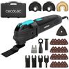 Cecotec Multiutensile oscillante FlexiTool 500 OneClick | Potenza di 500 W, velocità variabile da 15.000 a 23.000 giri/min, 6 livelli di velocità regolabili, angolo di oscillazione di