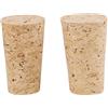 Yosoo Health Gear Tappi Sughero Conici Naturali Vino Birra, 10 Pezzi | Chiusura ermetica per vino o birra, Struttura cellulare compatta per fermentazione ottimale, Tappi conici per Bottiglie Vetr