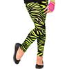 W WIDMANN MILANO Party Fashion - Leggings per bambini anni '80, stampa tigre, anni '80, stampa animalier, disco fever, carnevale
