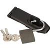 KOTARBAU 1A-2CQX-GZ57 Chiavistello per Porta, Nero, 95 mm