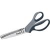 kwb artigianato e tessuto forbici in acciaio inox, 235 mm di lunghezza, extra tagliente, forbici in nero-grigio