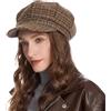 ZLYC Cappellino Classico da Donna, Visiera 8 Pannelli, Cappello Gatsby Apple Cabbie