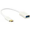 DINIC Adattatore da USB 3.1 Tipo C a USB 3.0 A Bu. Adattatore, 0,2 m