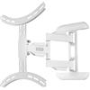 Hama FULLMOTION Supporto da parete per TV, 3 stelle, 165 cm (65), bianco, 118675